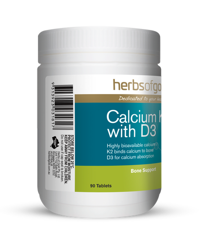 Herbs of Gold - Calcium K2 w/D3 Herbs of Gold - Calcium K2 w/D3