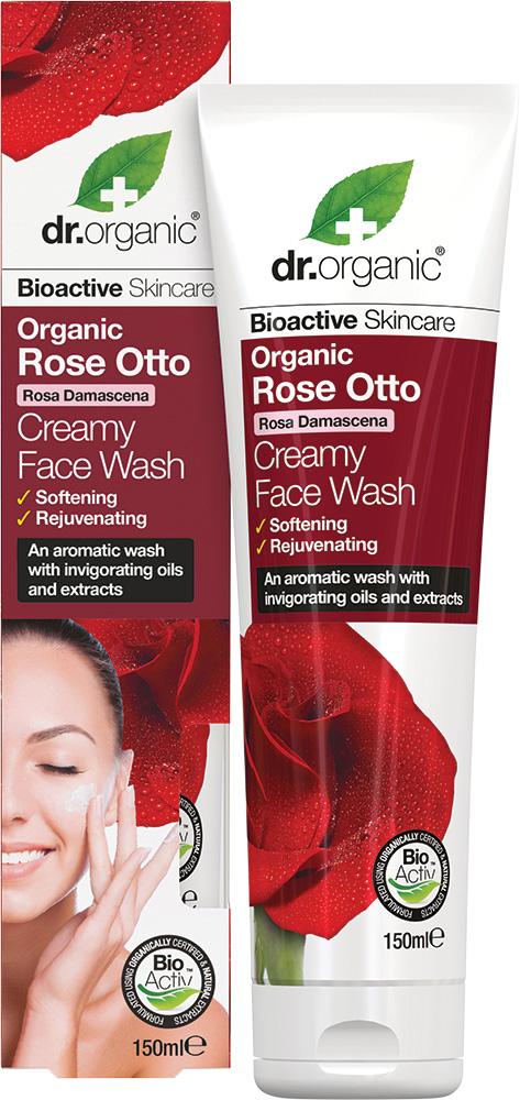 Dr Organic Creamy Face Wash Organic Rose Otto