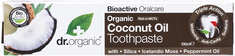 Dr Organic Toothpaste Organic Virgin Coconut Oil