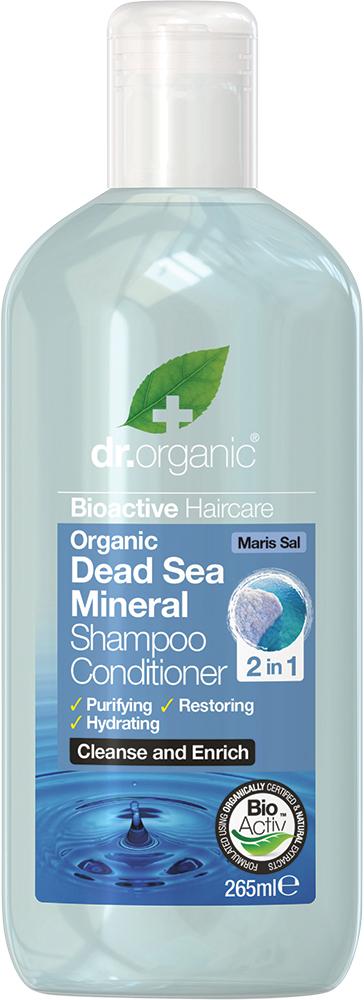 Dr Organic Shampoo Conditioner 2 in 1 Organic Dead Sea Mineral