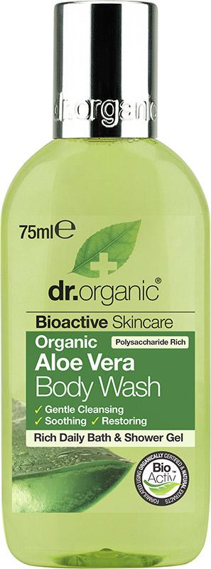 Dr Organic Body Wash (Mini) Organic Aloe Vera