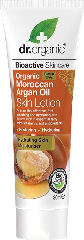 Dr Organic Skin Lotion (Mini) Organic Moroccan Argan Oil