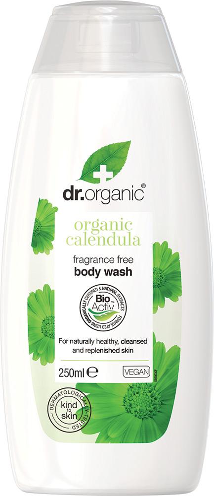 Dr Organic Fragrance Free Body Wash Organic Calendula