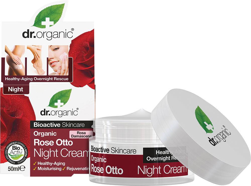Dr Organic Night Cream Organic Rose Otto