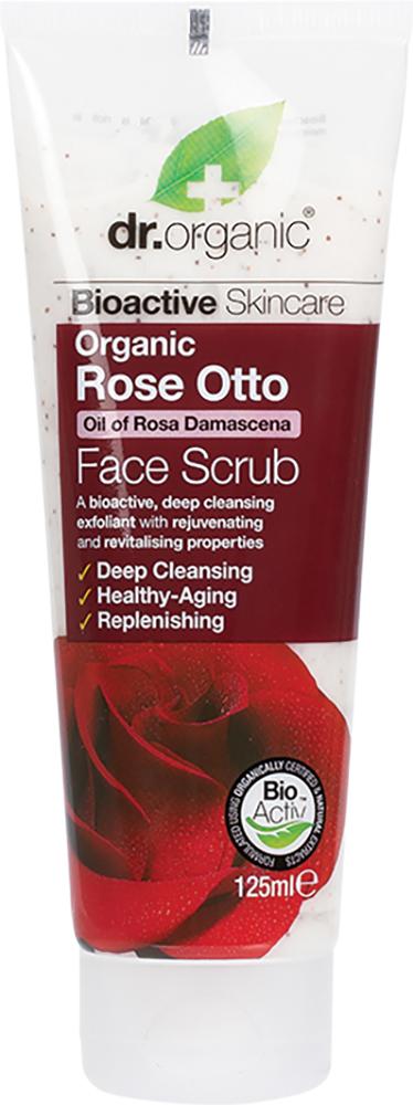 Dr Organic Face Scrub Organic Rose Otto