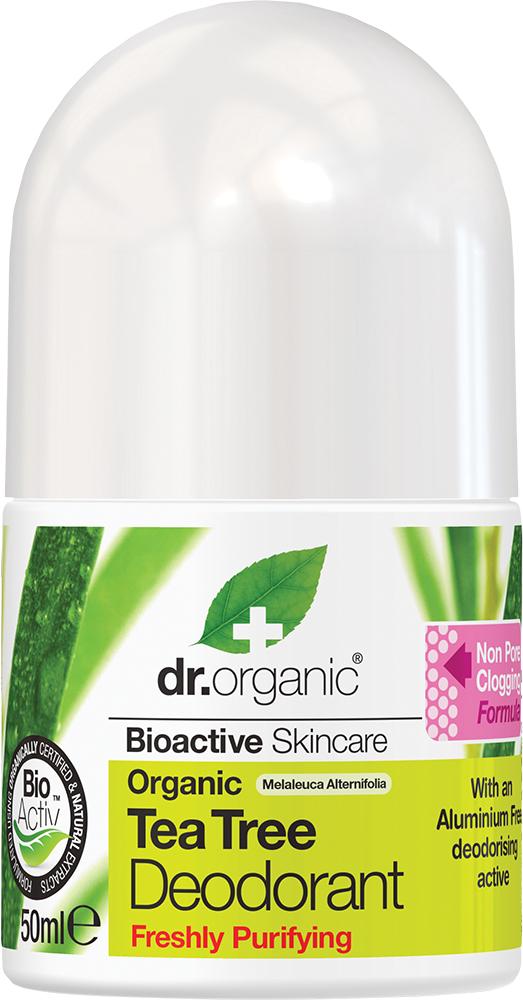 Dr Organic Roll-on Deodorant Organic Tea Tree