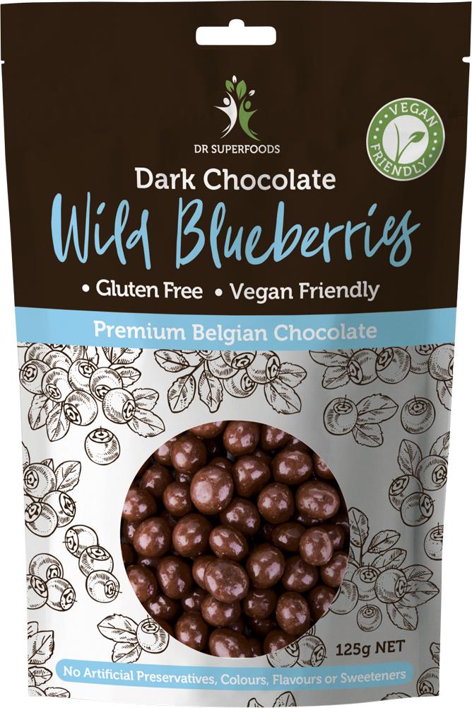 Dr Superfoods Wild Blueberries Dark Chocolate