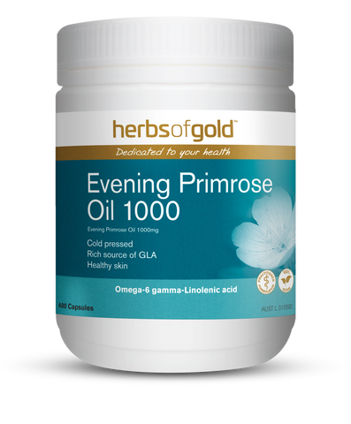 Herbs of Gold - Evening Primrose Oil 1000mg Herbs of Gold - Evening Primrose Oil 1000mg