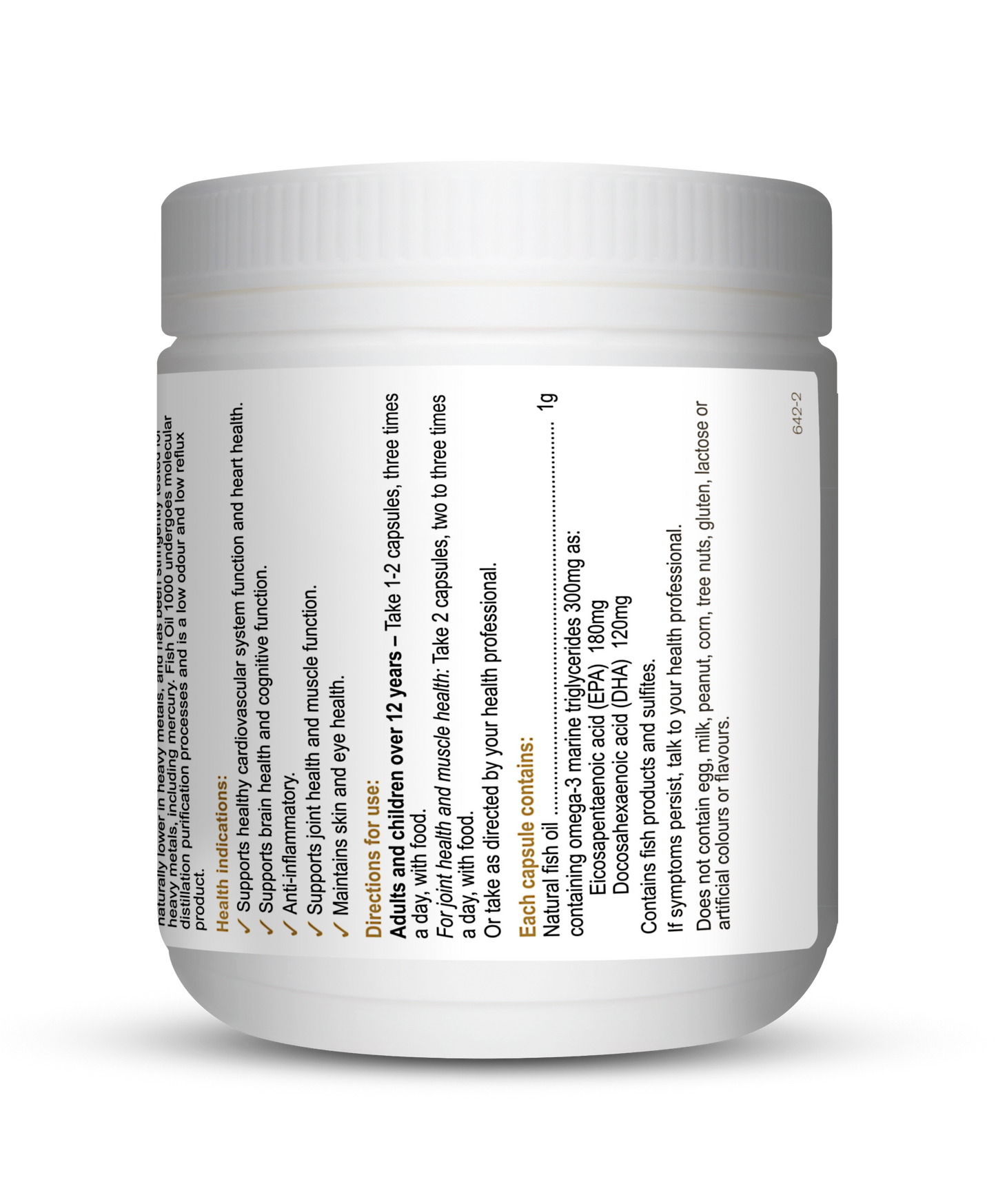 Herbs of Gold - Fish Oil 1000mg