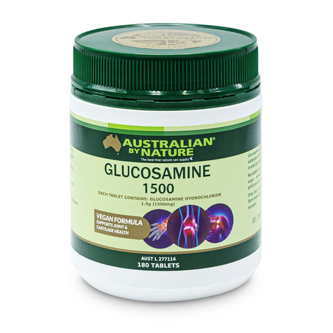 Australian By Nature Glucosamine 1500 (Vegan) Australian By Nature Glucosamine 1500 (Vegan)