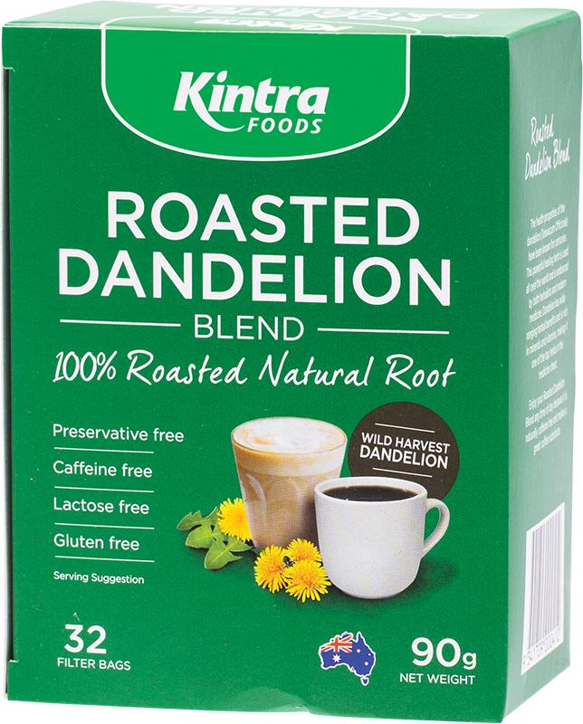 Kintra Foods Roasted Dandelion Blend Tea Bags