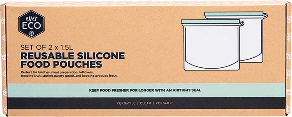 Ever Eco Reusable Silicone Food Pouch 1.5L