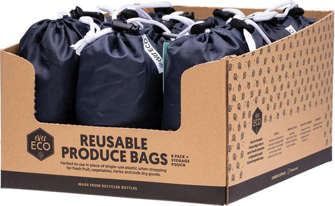 Ever Eco Reusable Produce Bags Recycled Polyester Mesh 8pk Ever Eco Reusable Produce Bags Recycled Polyester Mesh 8pk