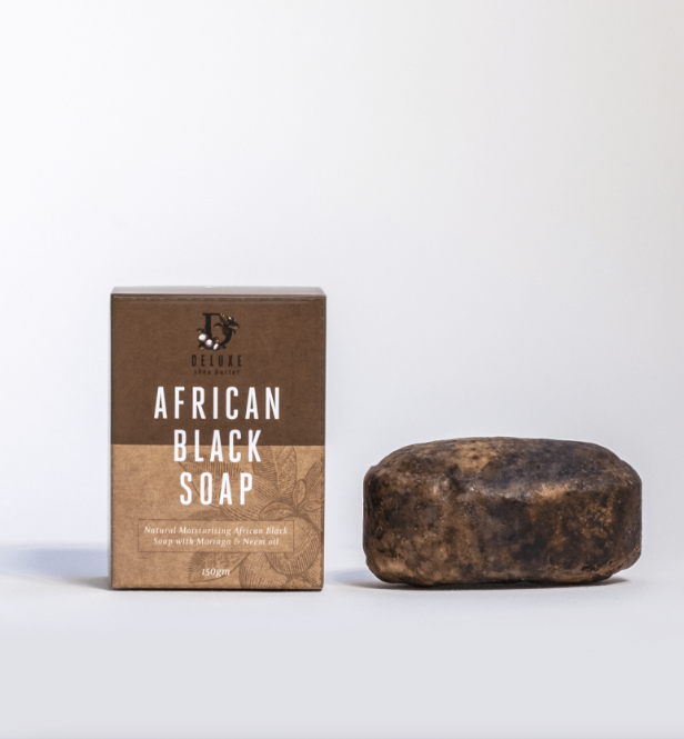 Deluxe Shea Butter African Black Soap