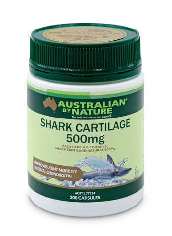 Australian By Nature Shark Cartilage 500mg Australian By Nature Shark Cartilage 500mg