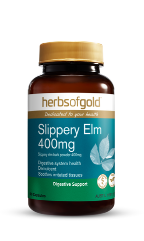 Herbs of Gold - Slippery Elm 400mg Herbs of Gold - Slippery Elm 400mg