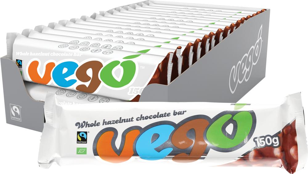 Vego Whole Hazelnut Chocolate Bar