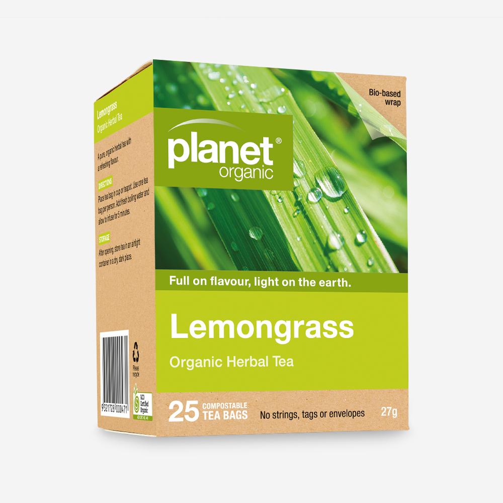 Planet Organic Tea Bags Lemongrass