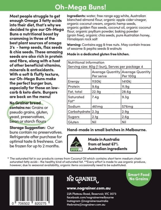 No Grainer Oh-Mega Buns