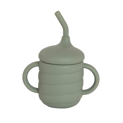 all4ella Silicone Sippy Cup with Straw