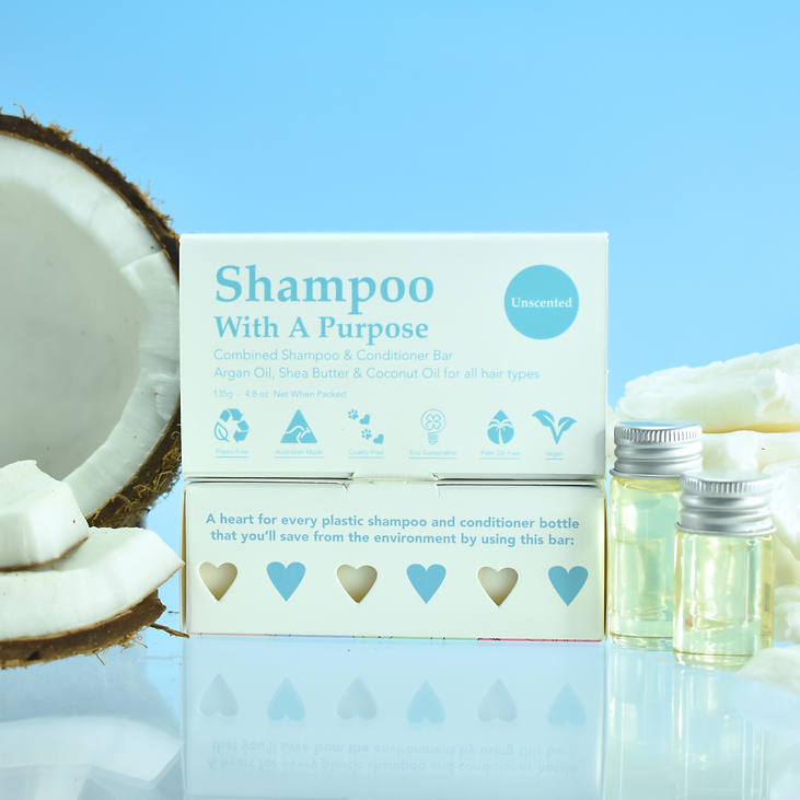 Shampoo with a Purpose Shampoo & Conditioner Bar (Unscented)
