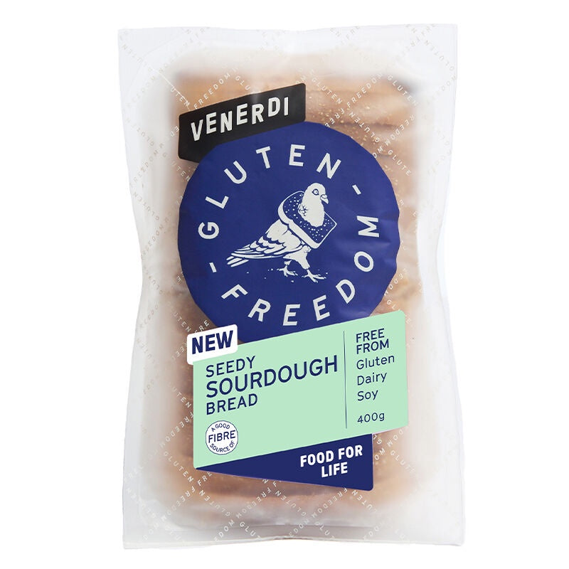 Gluten Freedom Seedy Sourdough Bread