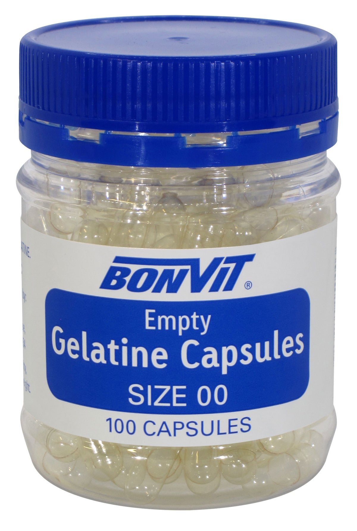 Bonvit Empty Gelatine Capsules 'OO' Size