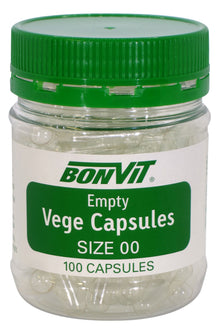 Bonvit Empty Vege Capsules ‘OO’ Size