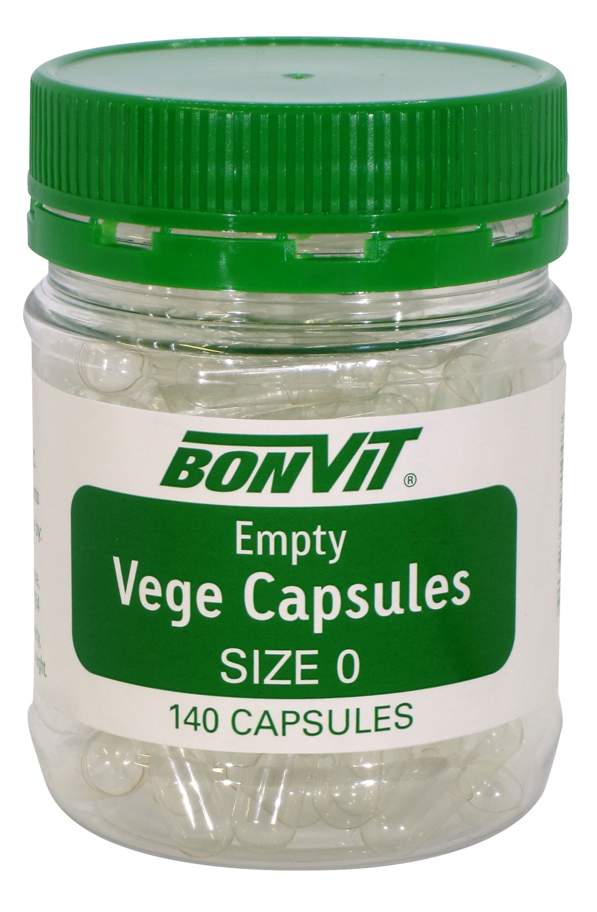 Bonvit Empty Vege Capsules ‘O' Size