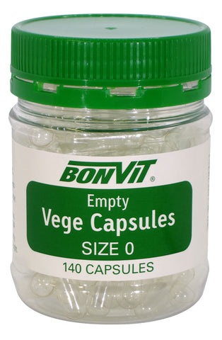 Bonvit Empty Vege Capsules ‘O' Size