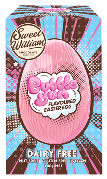 Sweet William Dairy Free Bubblegum Flavoured Easter Egg