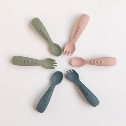 all4ella Silicone Comfy Grip Cutlery
