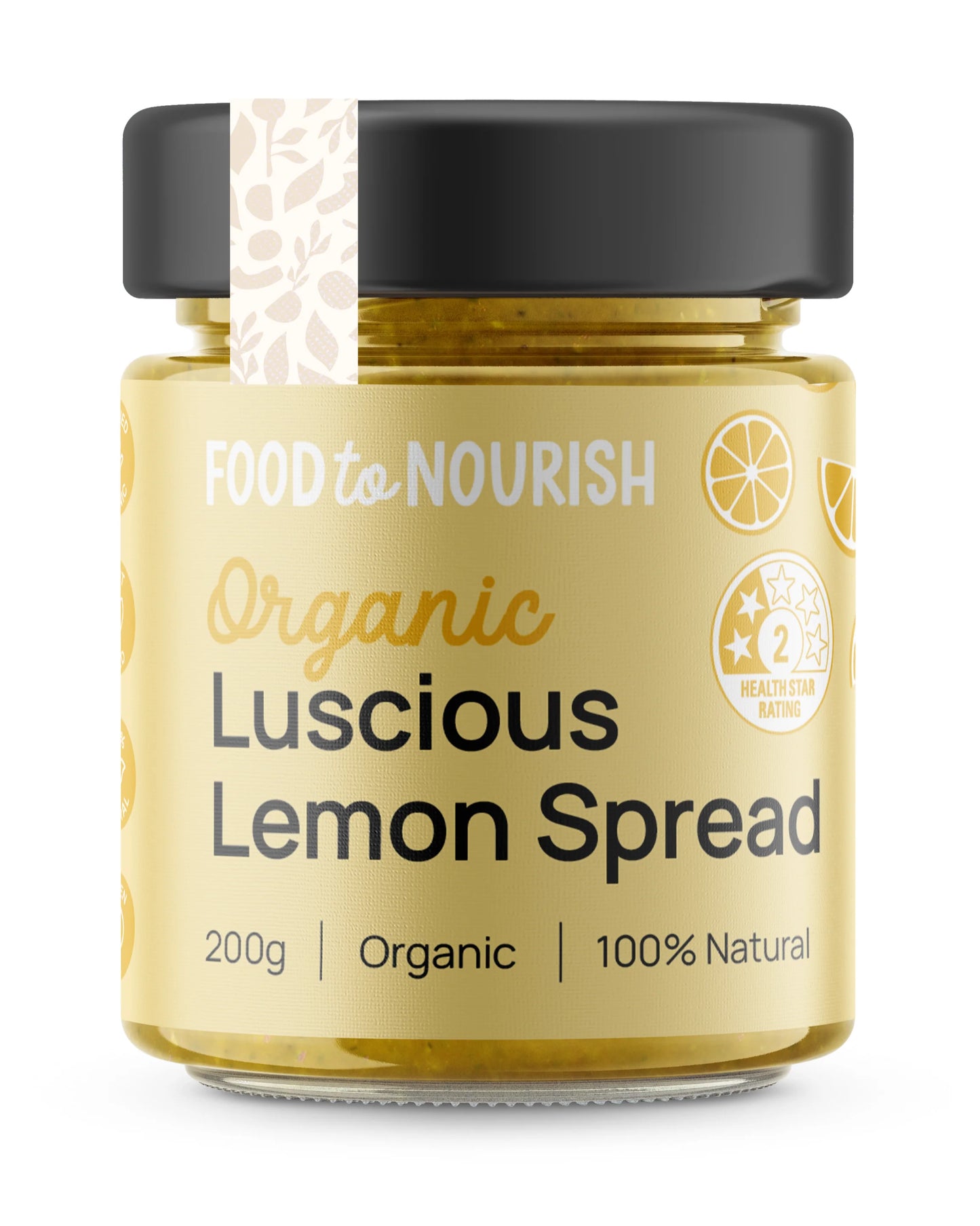Food to Nourish Organic Luscious Lemon Spread