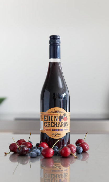 Eden Orchards Pure Cherry & Blueberry Juice