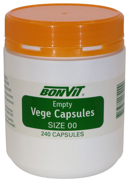 Bonvit Empty Vege Capsules ‘OO’ Size