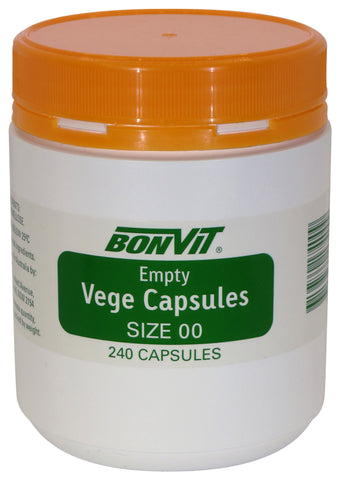 Bonvit Empty Vege Capsules ‘OO’ Size