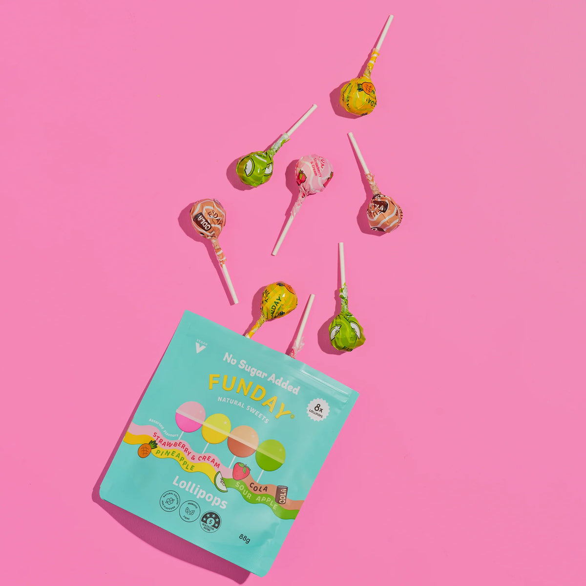 Funday Natural Sweets Lollipops