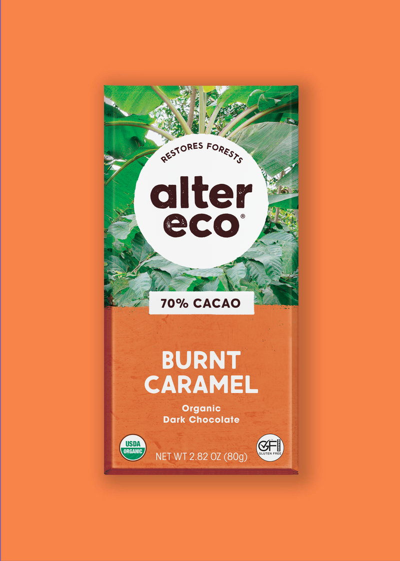 Alter Eco Organic Burnt Caramel (70%) Chocolate