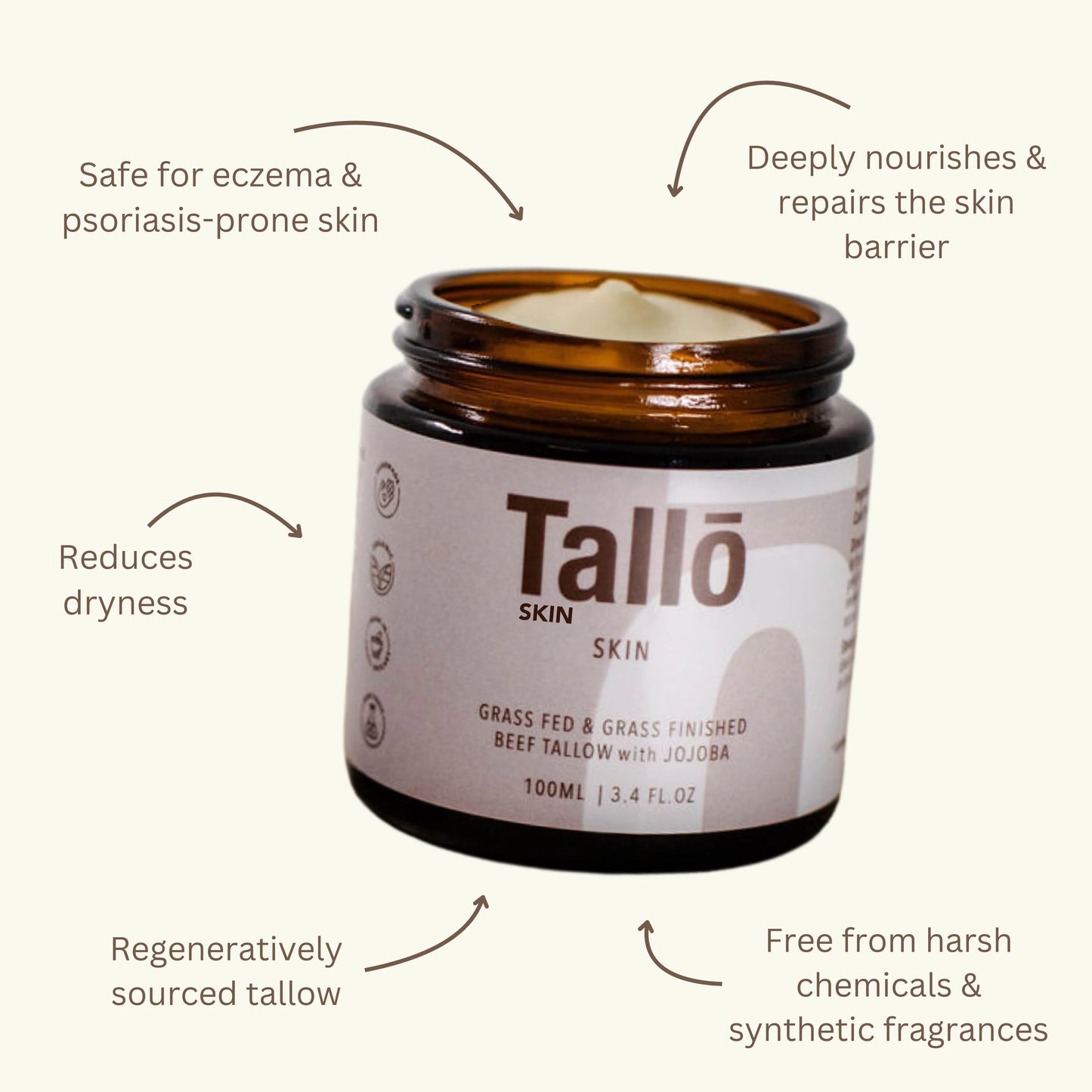 Tallo Skin Grass Fed Tallow
