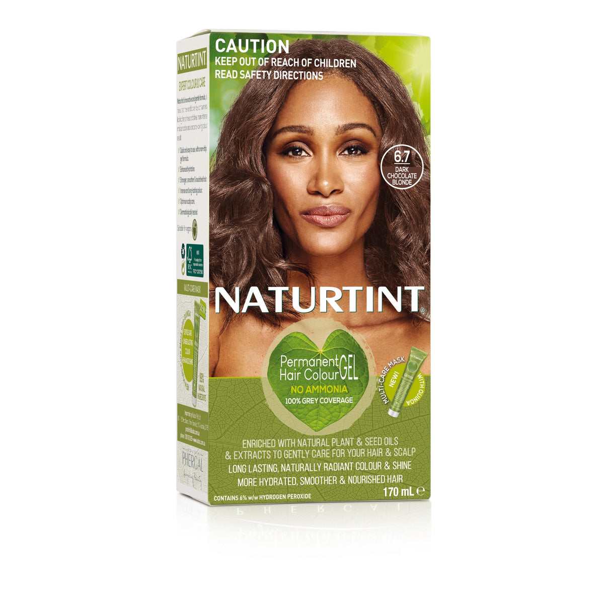 NaturTint Permanent Hair Colour Dark Chocolate Blonde 6.7