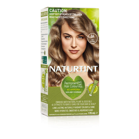 NaturTint Permanent Hair Colour Ash Blonde 8A