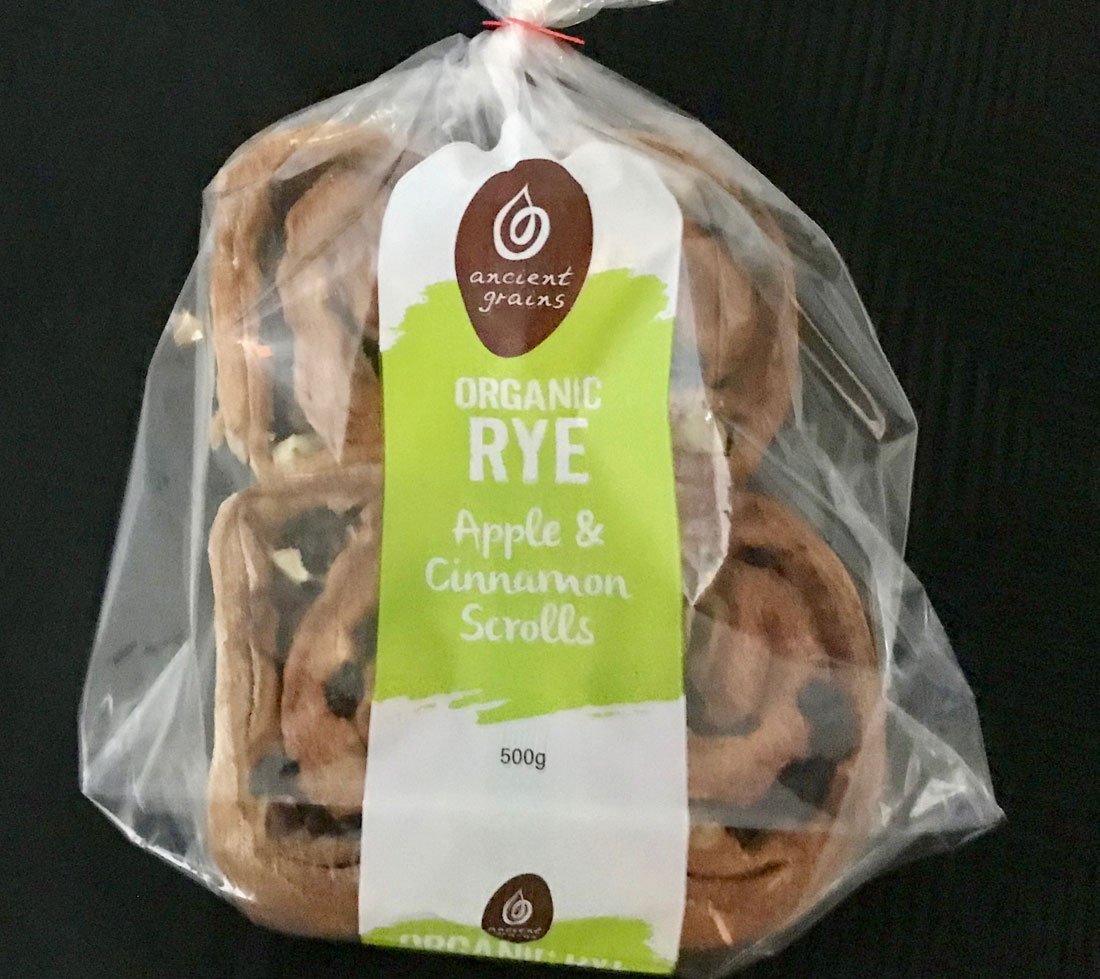 Ancient Grains Apple Scrolls
