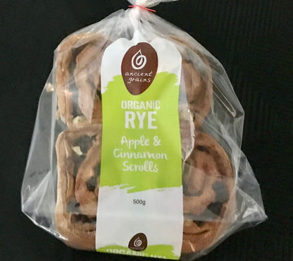 Ancient Grains Apple Scrolls