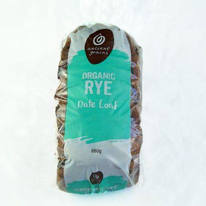 Ancient Grains Organic Rye Date Loaf