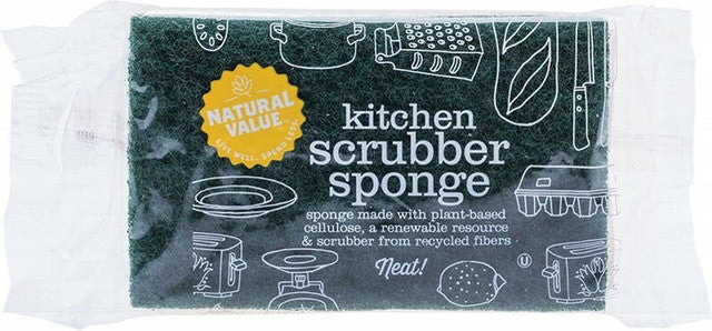 Natural Value Kitchen Scrubber Sponge