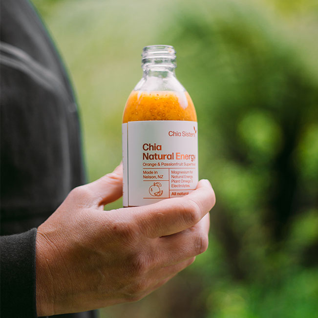 Chia Sisters Natural Energy Orange Passionfruit Superfood
