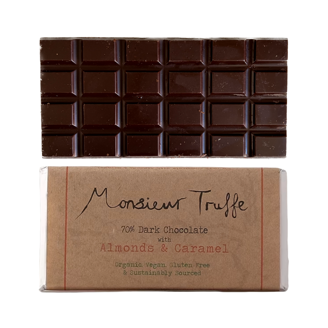 Monsieur Truffle Dark 70% Caramel & Almond