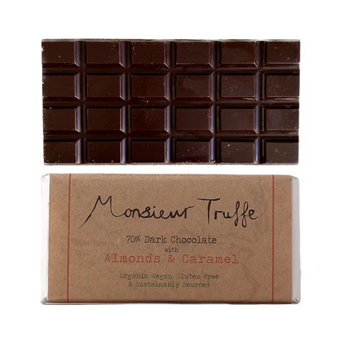 Monsieur Truffle Dark 70% Caramel & Almond
