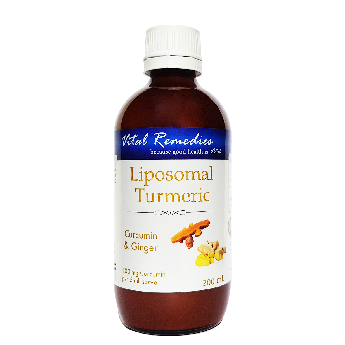 Vital Remedies Liposomal Turmeric Curcumin & Ginger