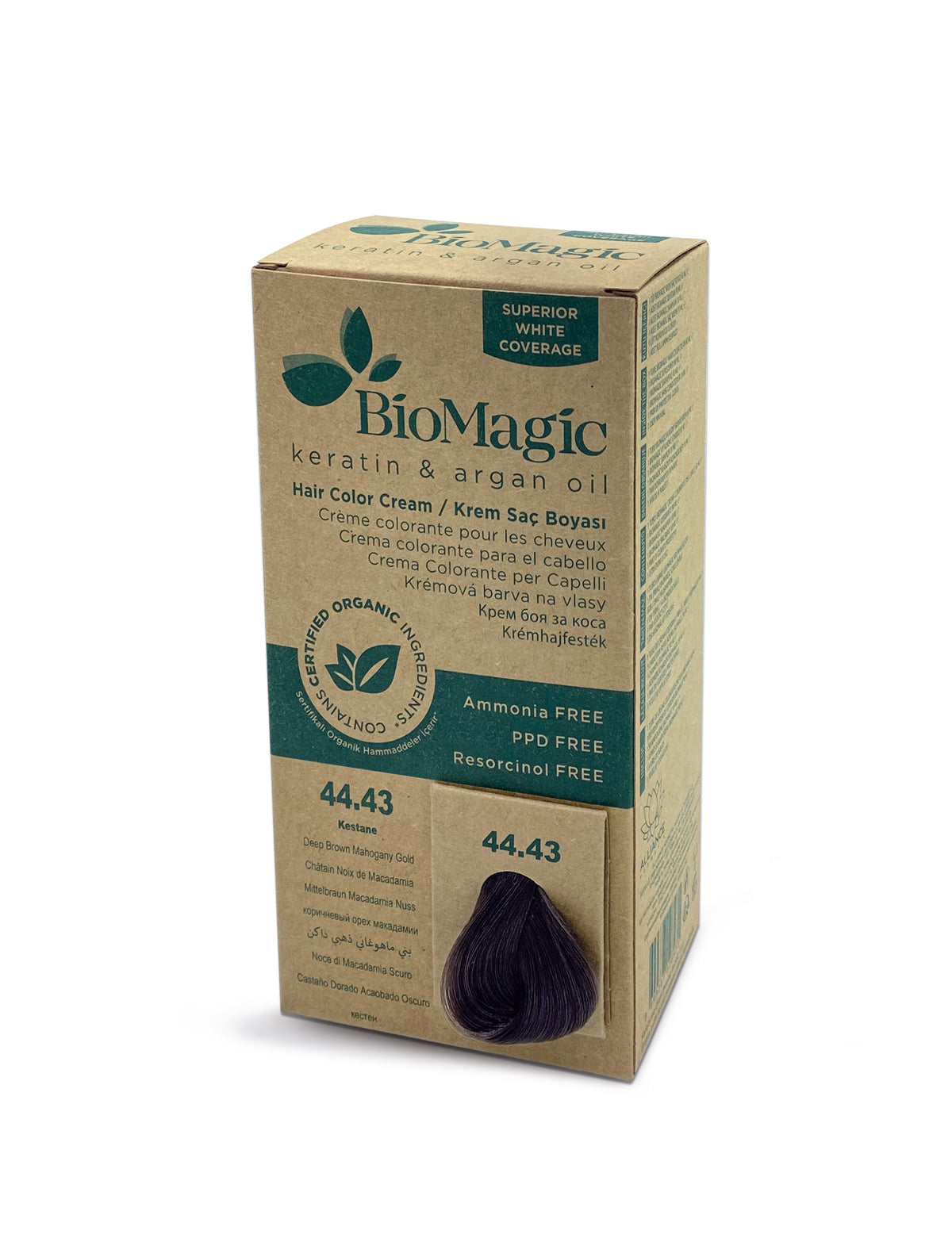 Bio Magic Hair Colour Deep Brown Mahogany Gold 44.43